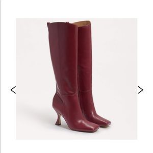 Sam Edelman Adi Knee High Square Toe & Spool Heel Boots - Worn Once!